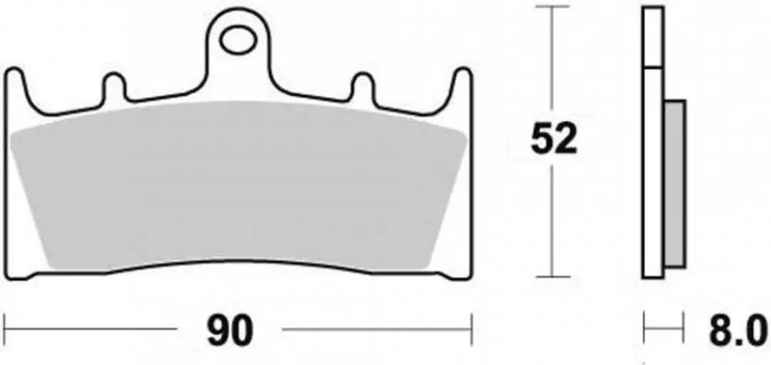 Plaquette de frein Ferodo pour Moto Suzuki 1200 Bandit 2001 à 2005 Neuf