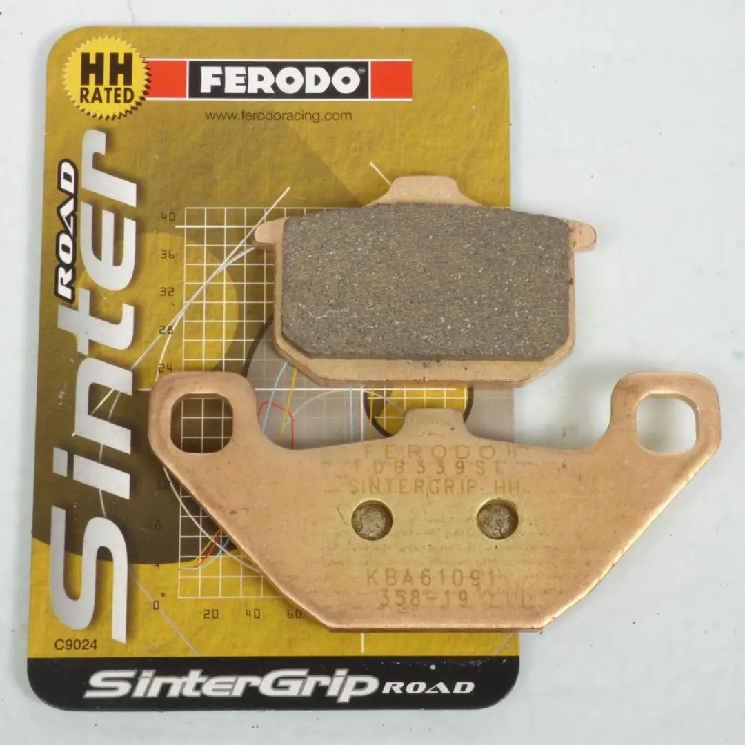 Plaquette de frein Ferodo pour Moto Kawasaki 1000 ZL Eliminator 1987 AVG / AVD /