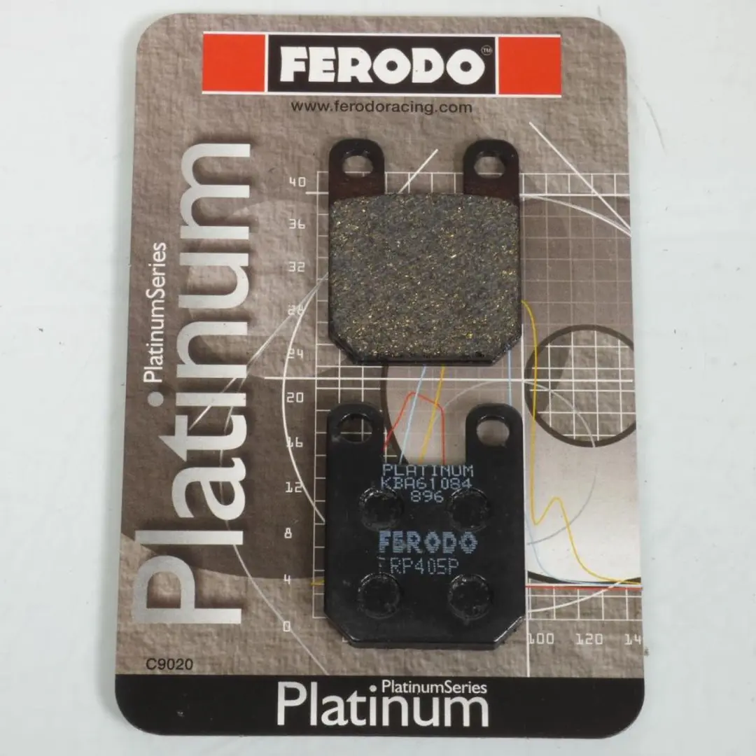 ferodo remblokje voor peugeot 100 trekker scooter 1998 tot 2000 vga s2aa / av ni