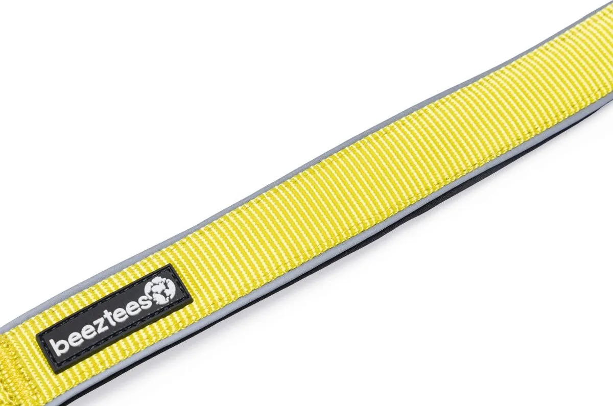 Beeztees Parinca Halsband Safety Gear - M - Geel