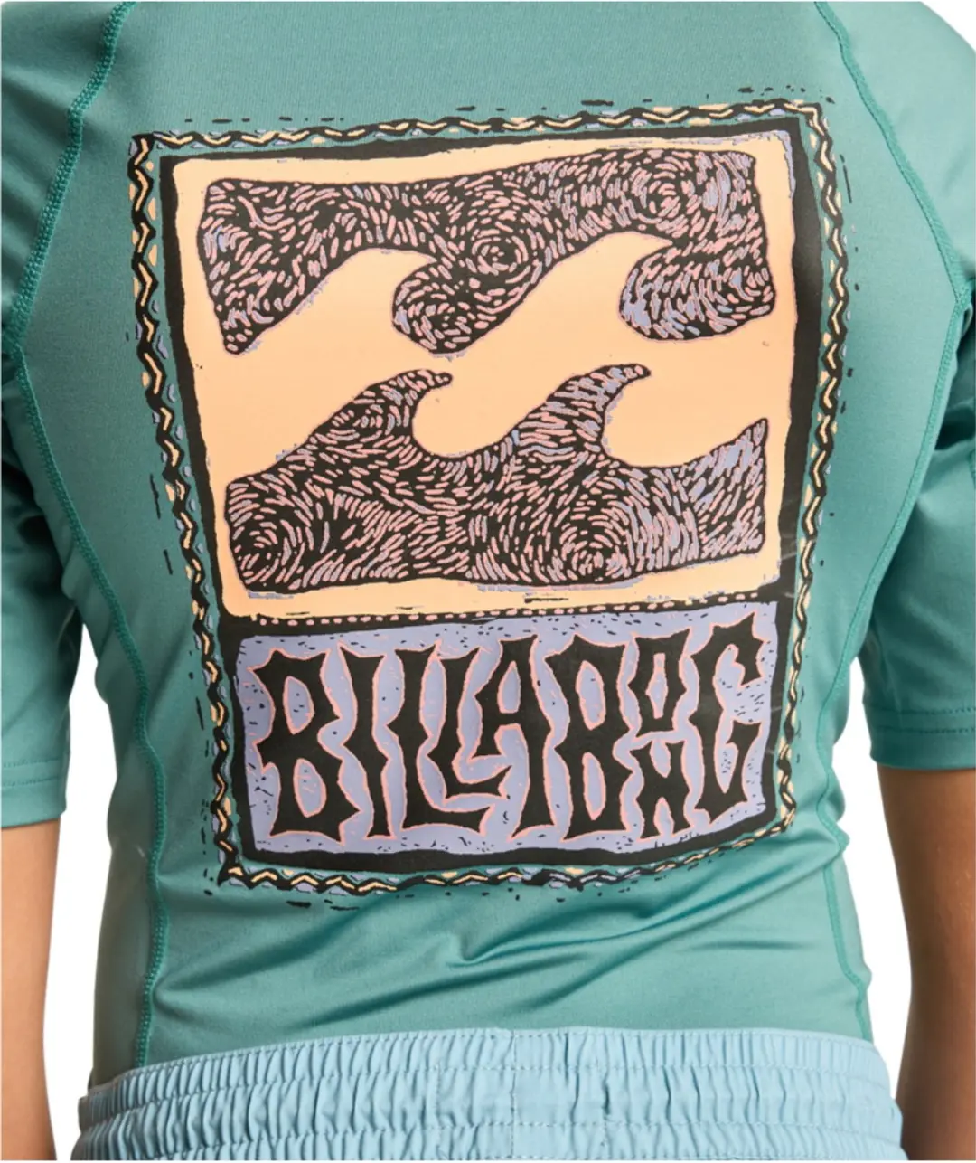 Billabong Junior Heruitgave Lycra-vest met Korte Mouw