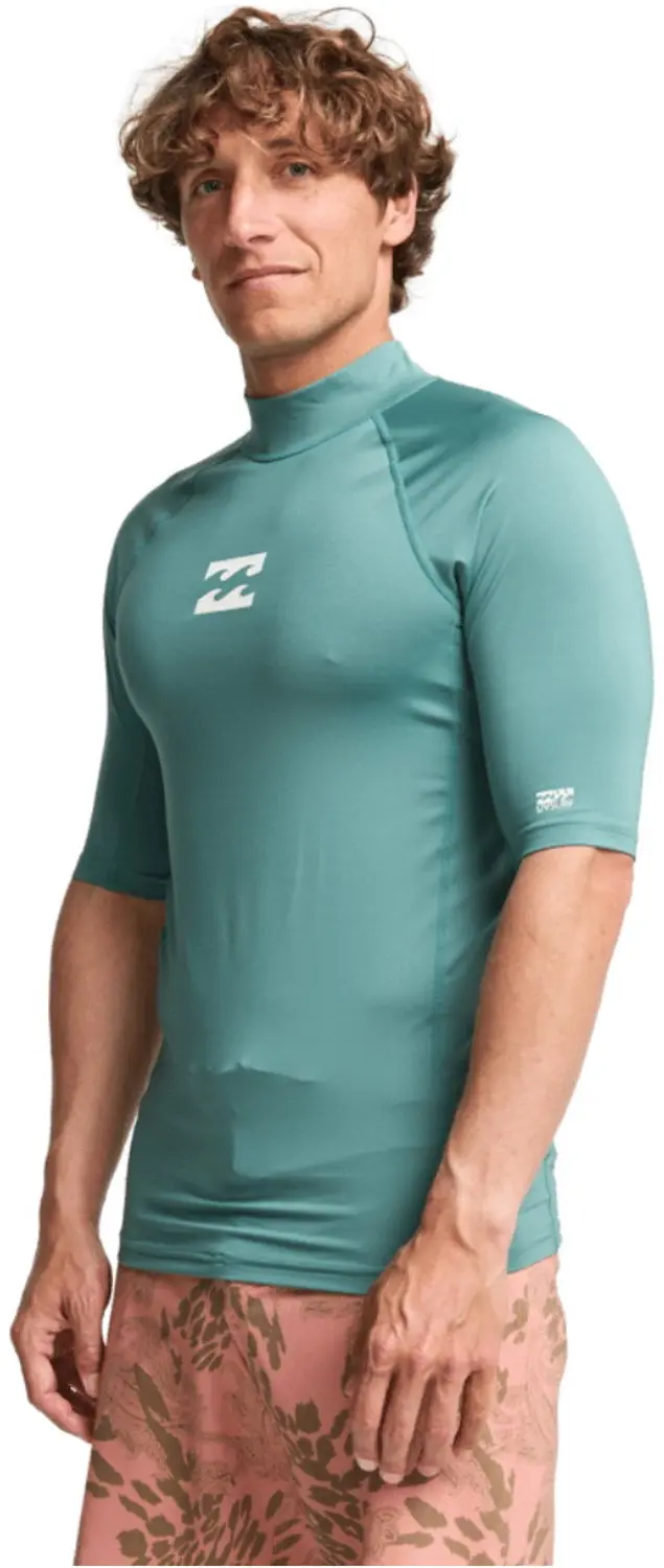 Billabong Waves All Day Heren Lycra-hemd - Groen - afbeelding 6 van 6