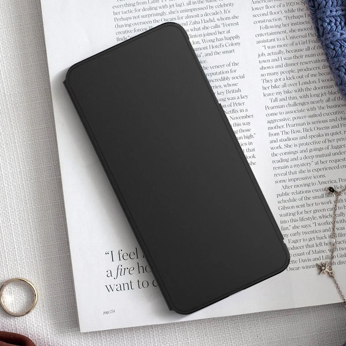 OPPO Reno 8 Hoesje met Kaarthouder - 4 Stuks - Zwart - afbeelding 6 van 6
