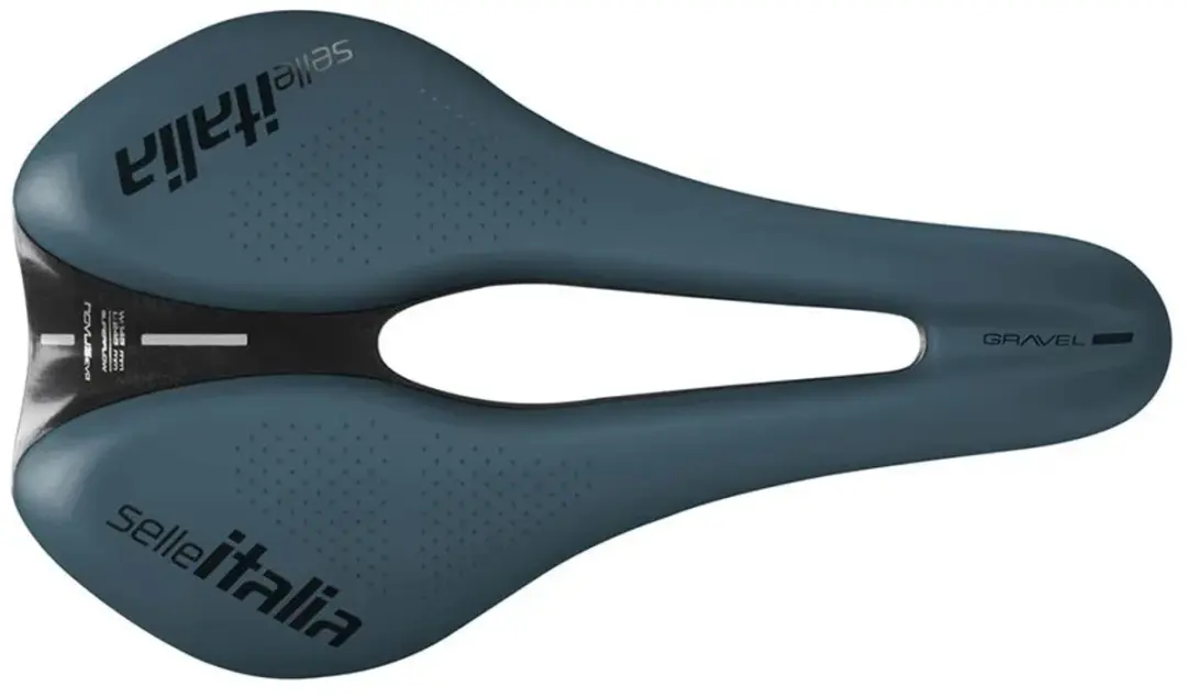 Selle Italia Novus Boost EVO Gravel TM Superflow Zadel - Blauw 145mm - afbeelding 2 van 2