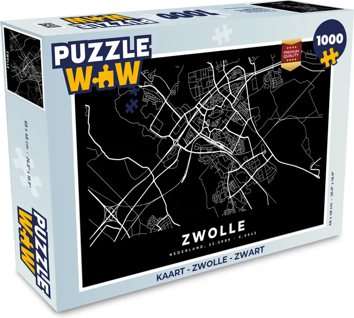 PuzzleWow Zwolle Legpuzzel 1000 Stuks