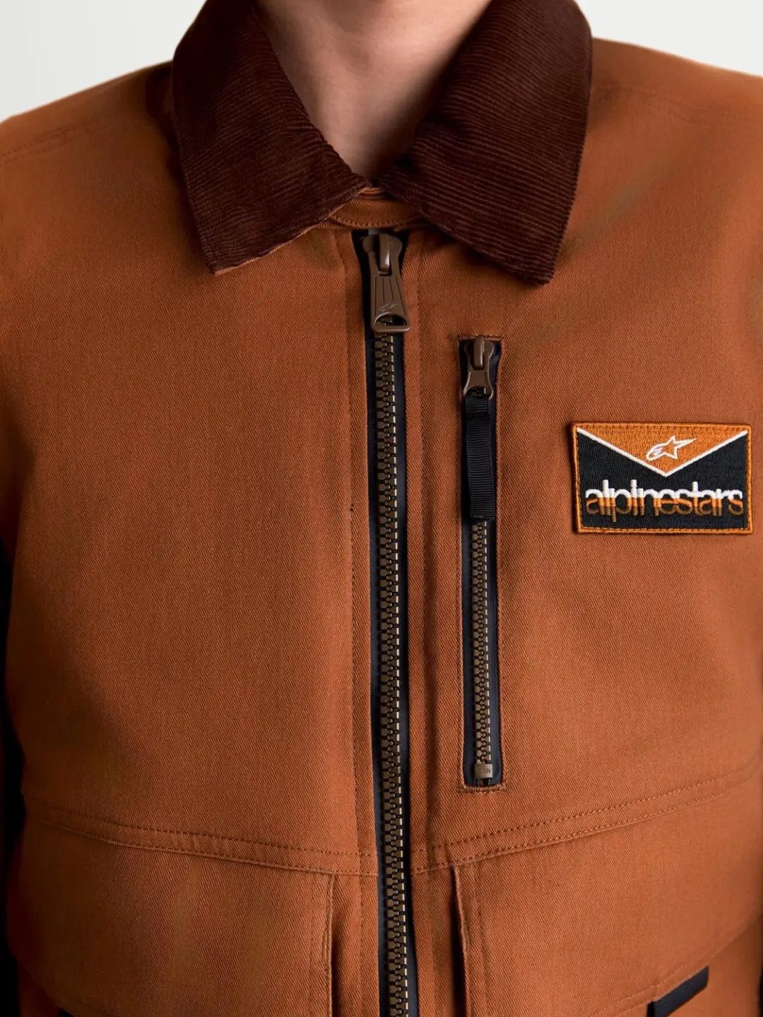 Alpinestars Mustang waterdichte motorjas - M - Bruin - afbeelding 3 van 6