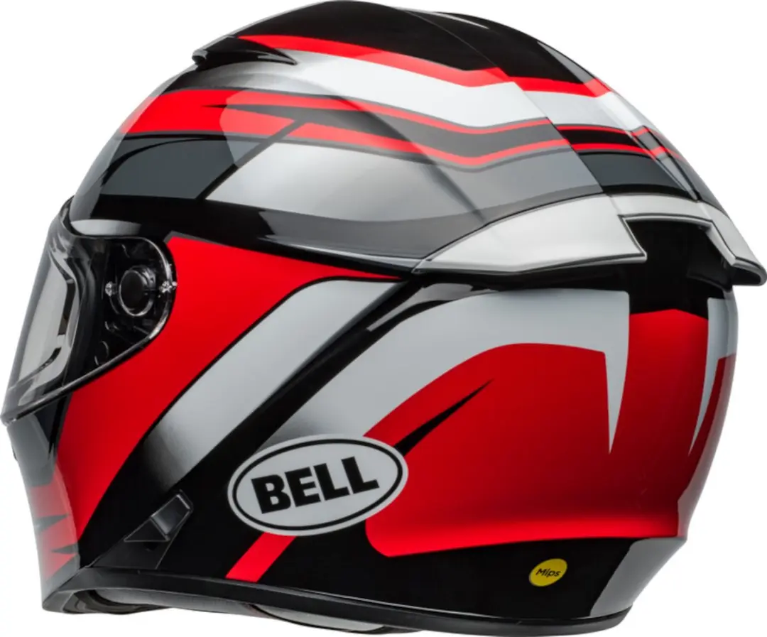 Bell Lithium MIPS Podium integraalhelm - Zwart/Rood - afbeelding 4 van 6
