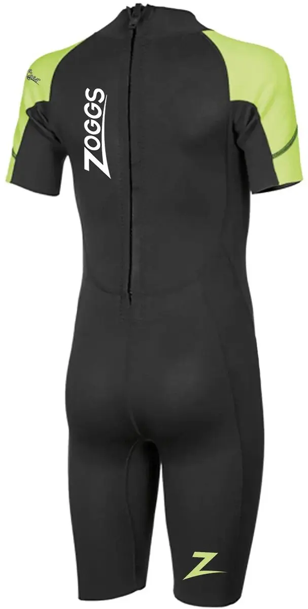 Zoggs Sea Ranger Compressiepak Junior M - Zwart/Lichtgroen - afbeelding 2 van 6