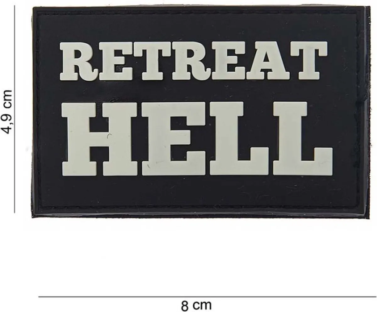 101 Inc Embleem 3D PVC Retreat Hell 10058