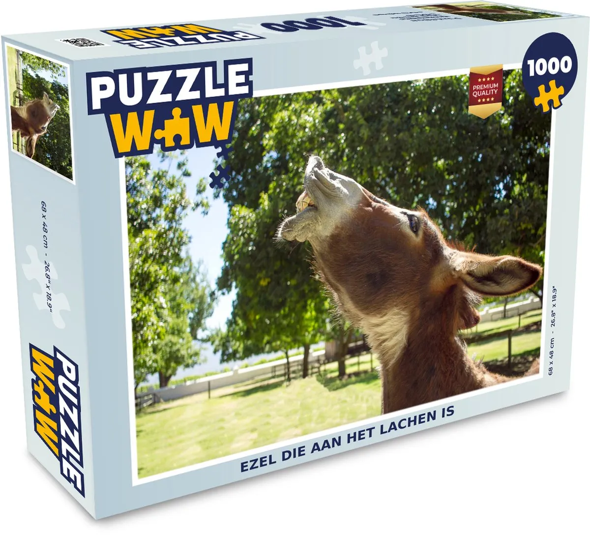 PuzzleWow Puzzel Ezel Multicolor