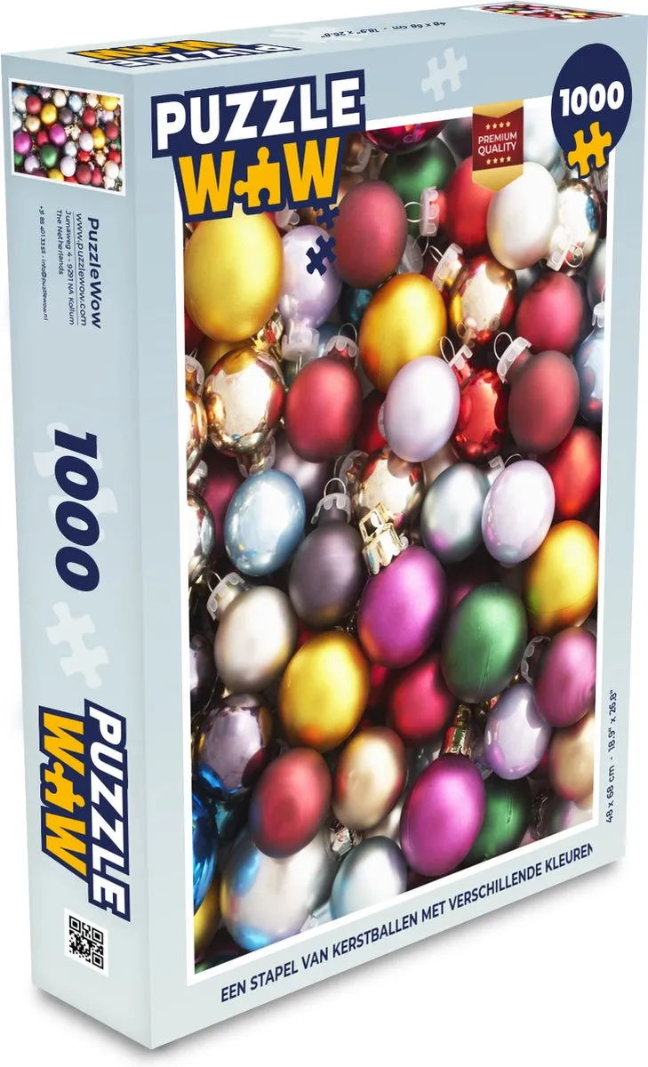PuzzleWow Kerstpuzzel 1000 Stuks