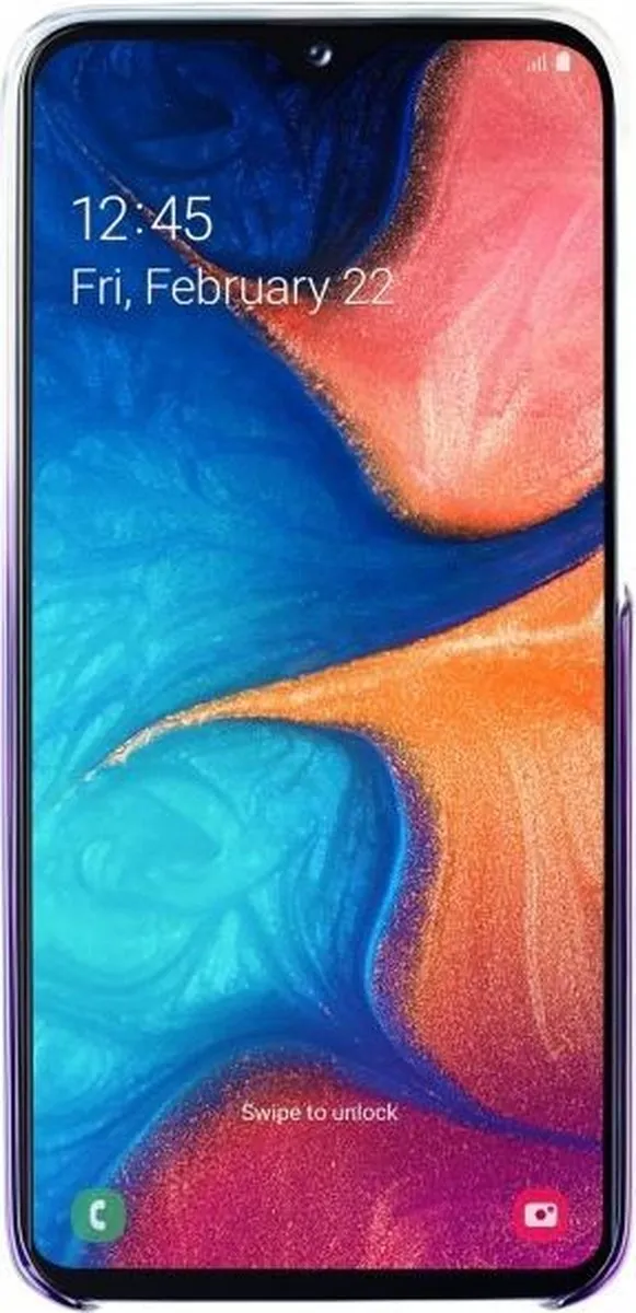 Samsung Gradation Hoesje Galaxy A20e - Paars - EF-AA202CVEGWW