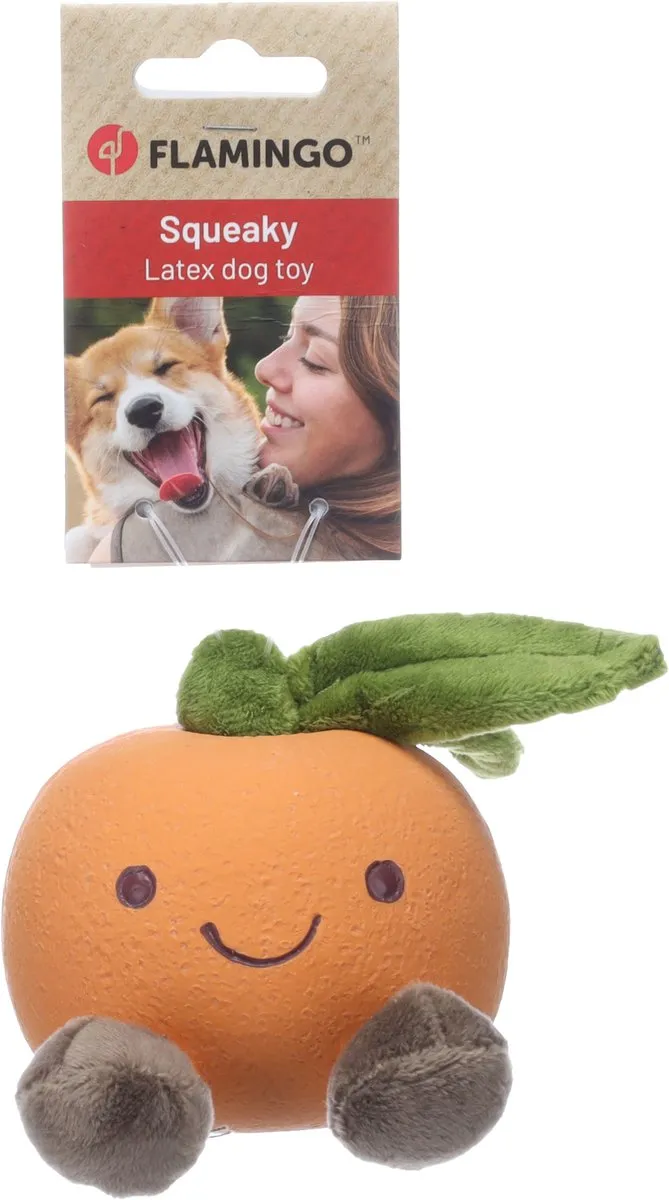 Flamingo Citrus Appelsien Speelgoed - Oranje L