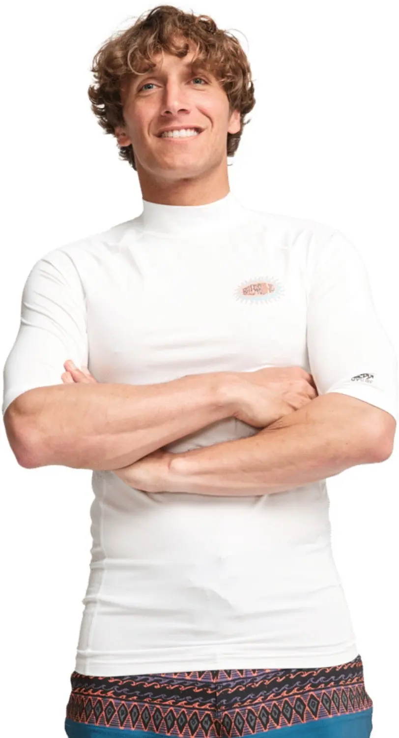 2026 Billabong Heren Heruitgave Lycra-vest Met Korte Mouwen