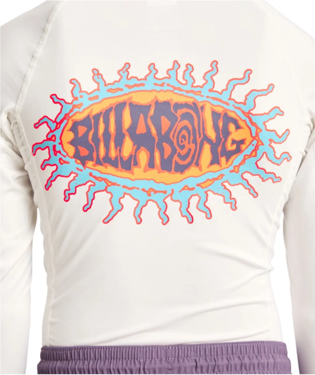 Billabong Junior Re Issue Lycra-vest Lange Mouw - Wit - afbeelding 2 van 6