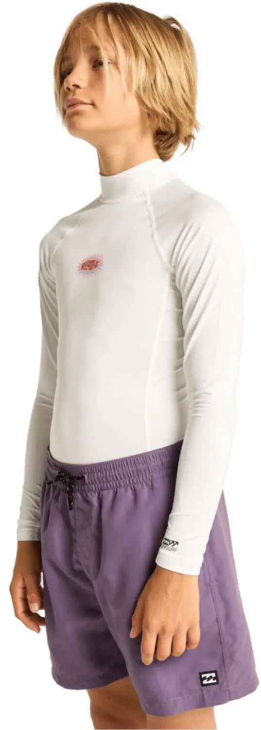 Billabong Junior Re Issue Lycra-vest Lange Mouw - Wit - afbeelding 4 van 6