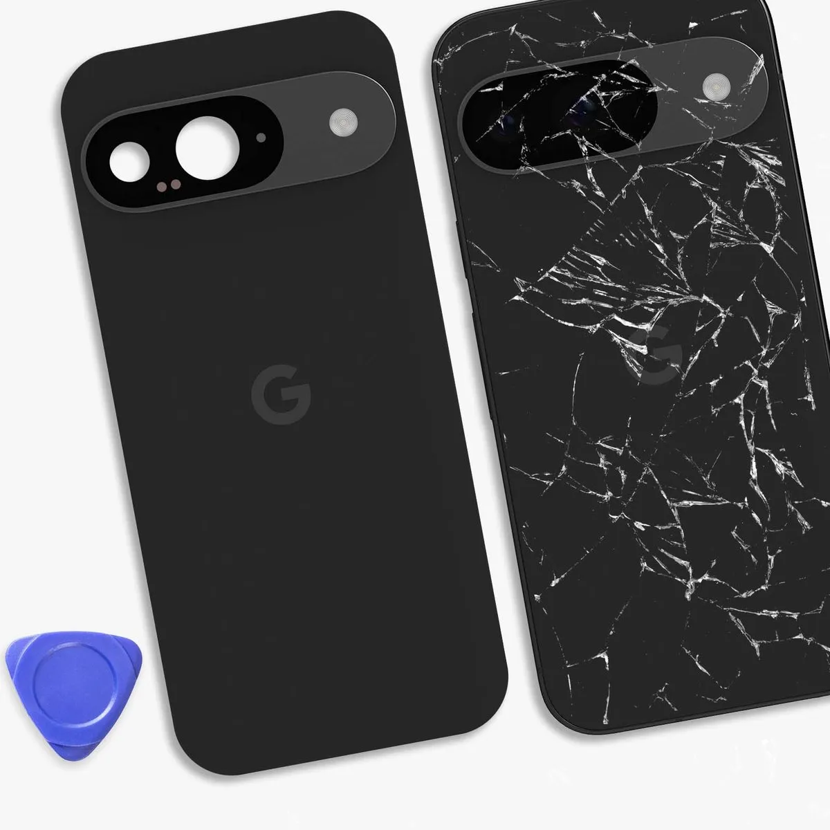 Google Pixel 9 Achterglas - Zwart