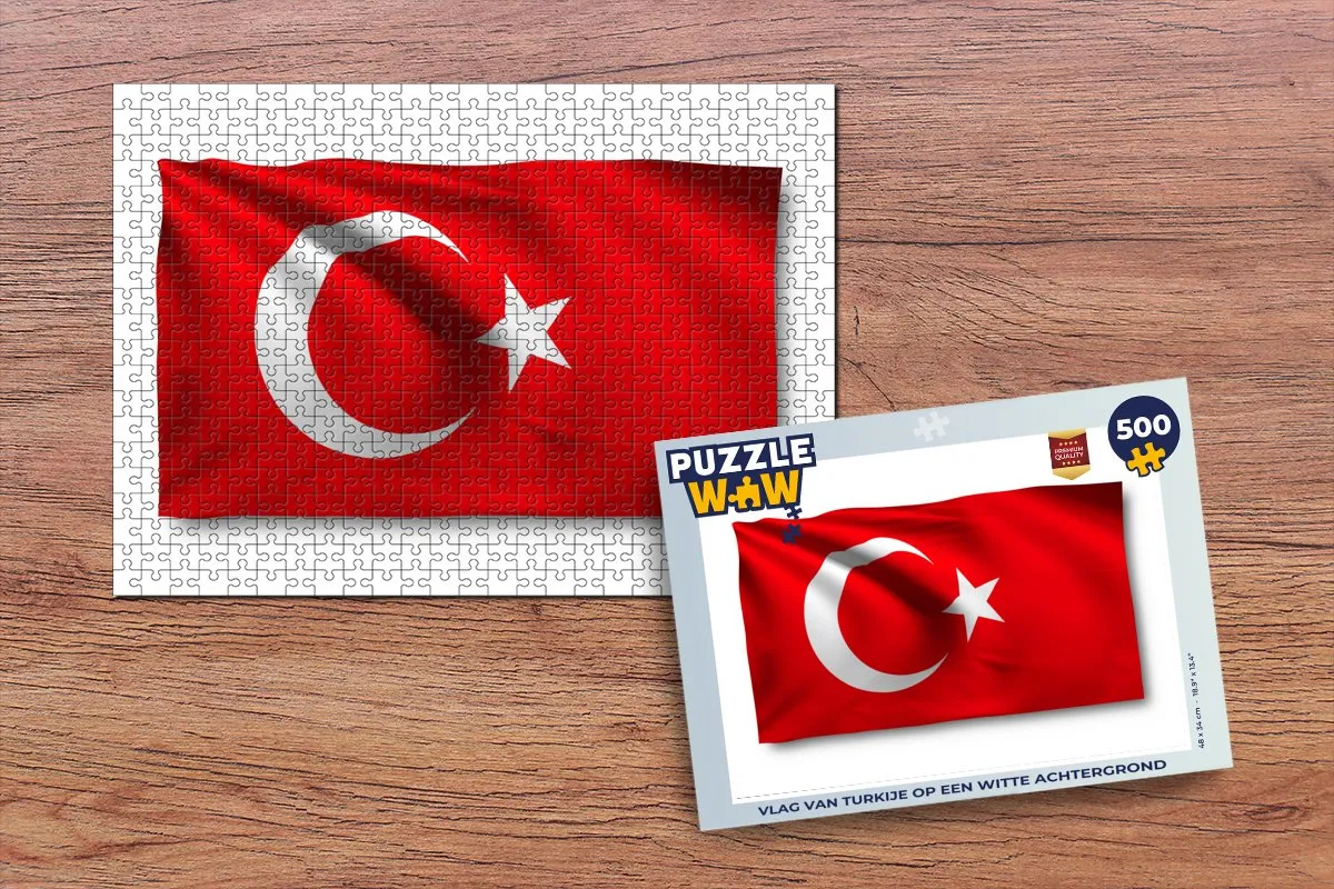 PuzzleWow Turkije Legpuzzel 500 Stuks - Multicolor