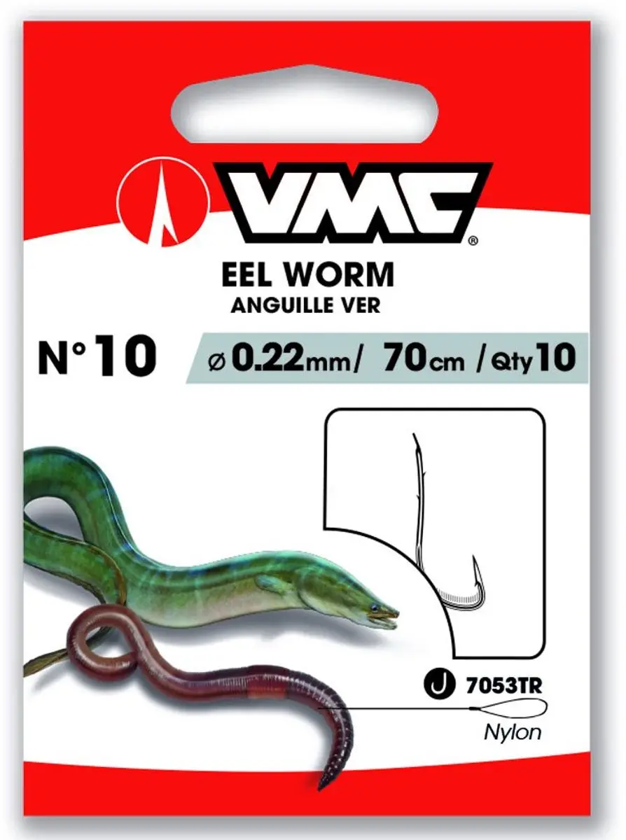 VMC Paling Worm 7053TR Haak 10