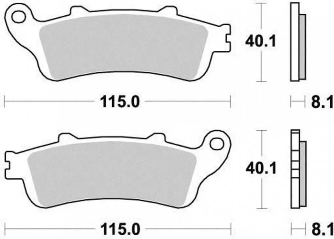 ferodo remblokjes voor motor honda 1000 xl v varadero 1999 tot 2006 avg / avd ni