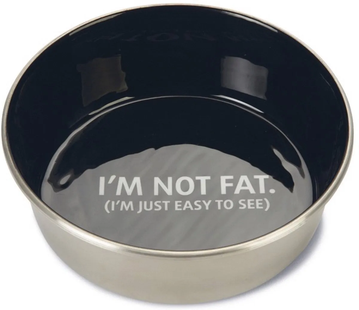 Beeztees Eetbak RVS Not Fat Hond