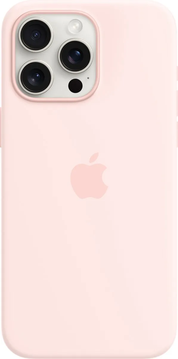Apple iPhone 15 Pro Max Siliconenhoesje MT1U3ZM/A - Light Pink