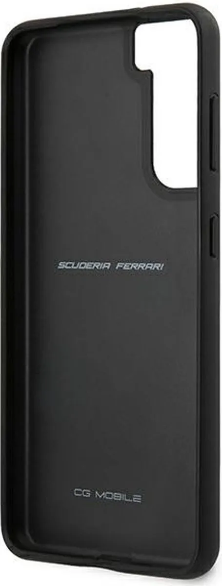 Ferrari Samsung Galaxy S21+ Backcase - Rood Leer