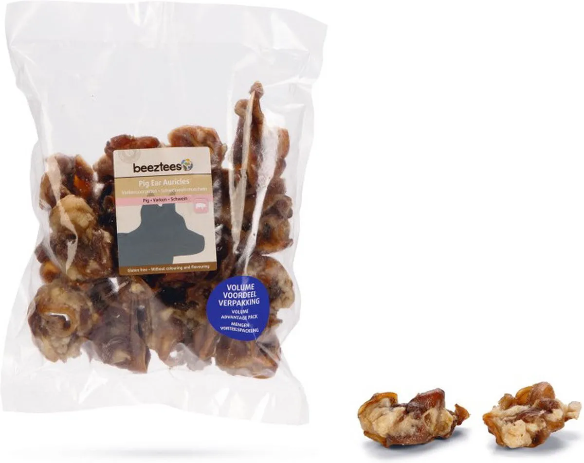 Beeztees Varkensoorpitten Hondensnack 520g