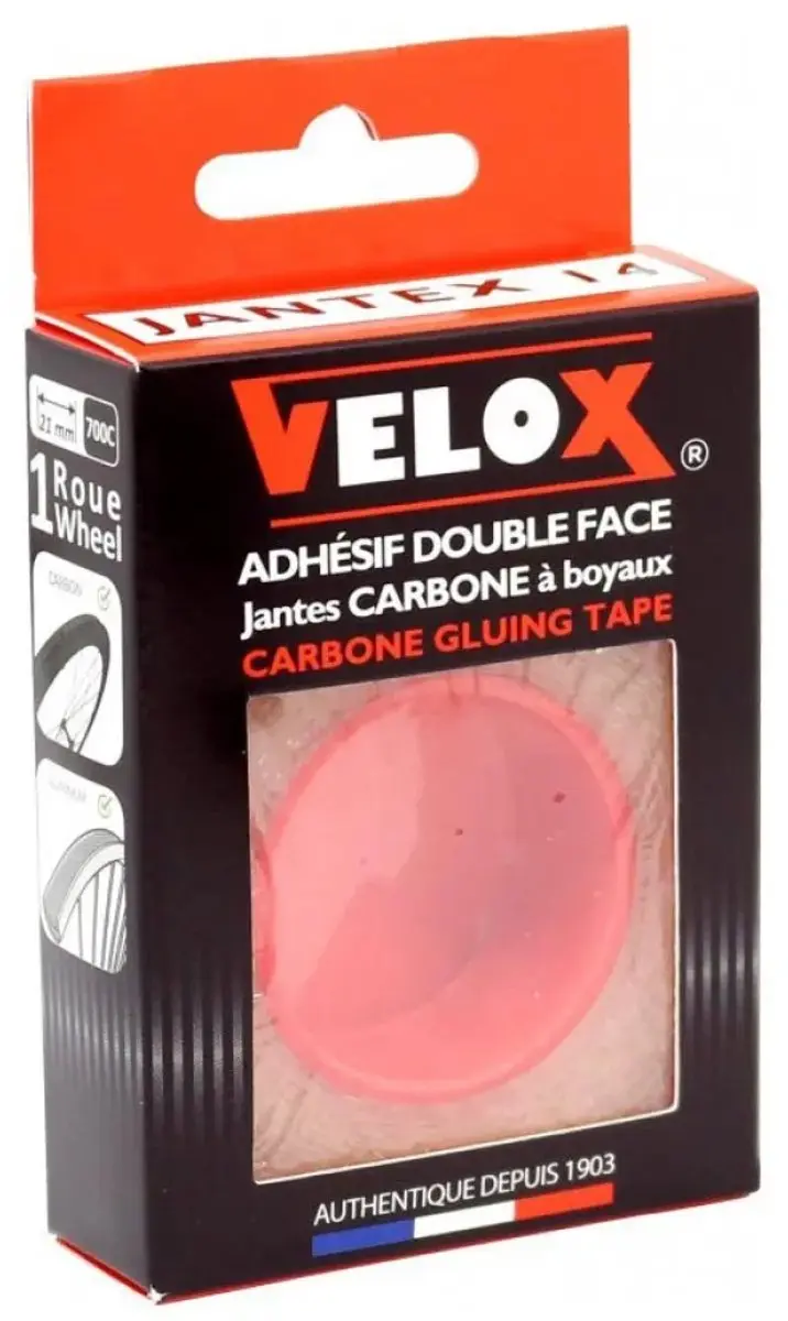 Velox Jantex Velglint 21mm - Black/Red - afbeelding 2 van 6