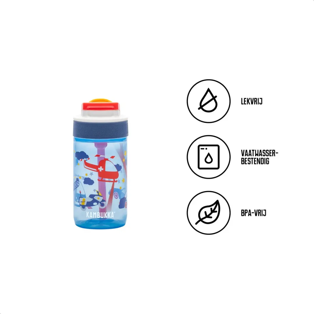 Kambukka Lagoon Drinkfles 400ml Blauw - afbeelding 5 van 6