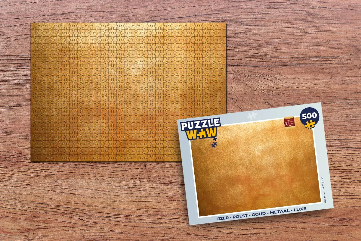 PuzzleWow IJzer Roestprint Legpuzzel 500 Stuks - Multicolor