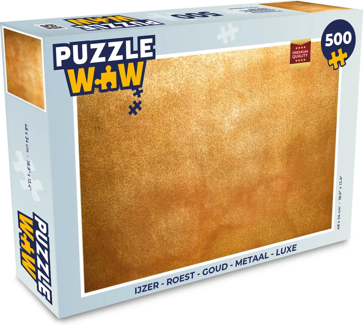 PuzzleWow IJzer Roestprint Legpuzzel 500 Stuks