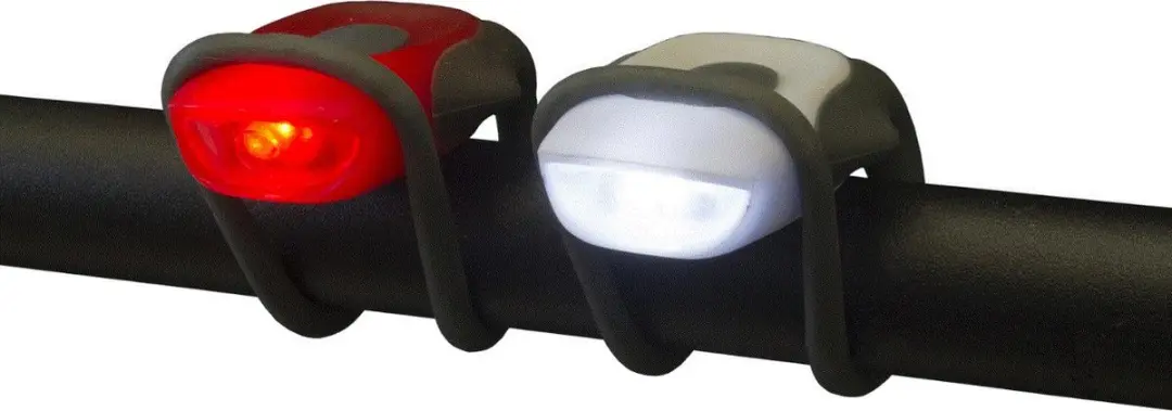Fietslicht set voor- en achterlicht
