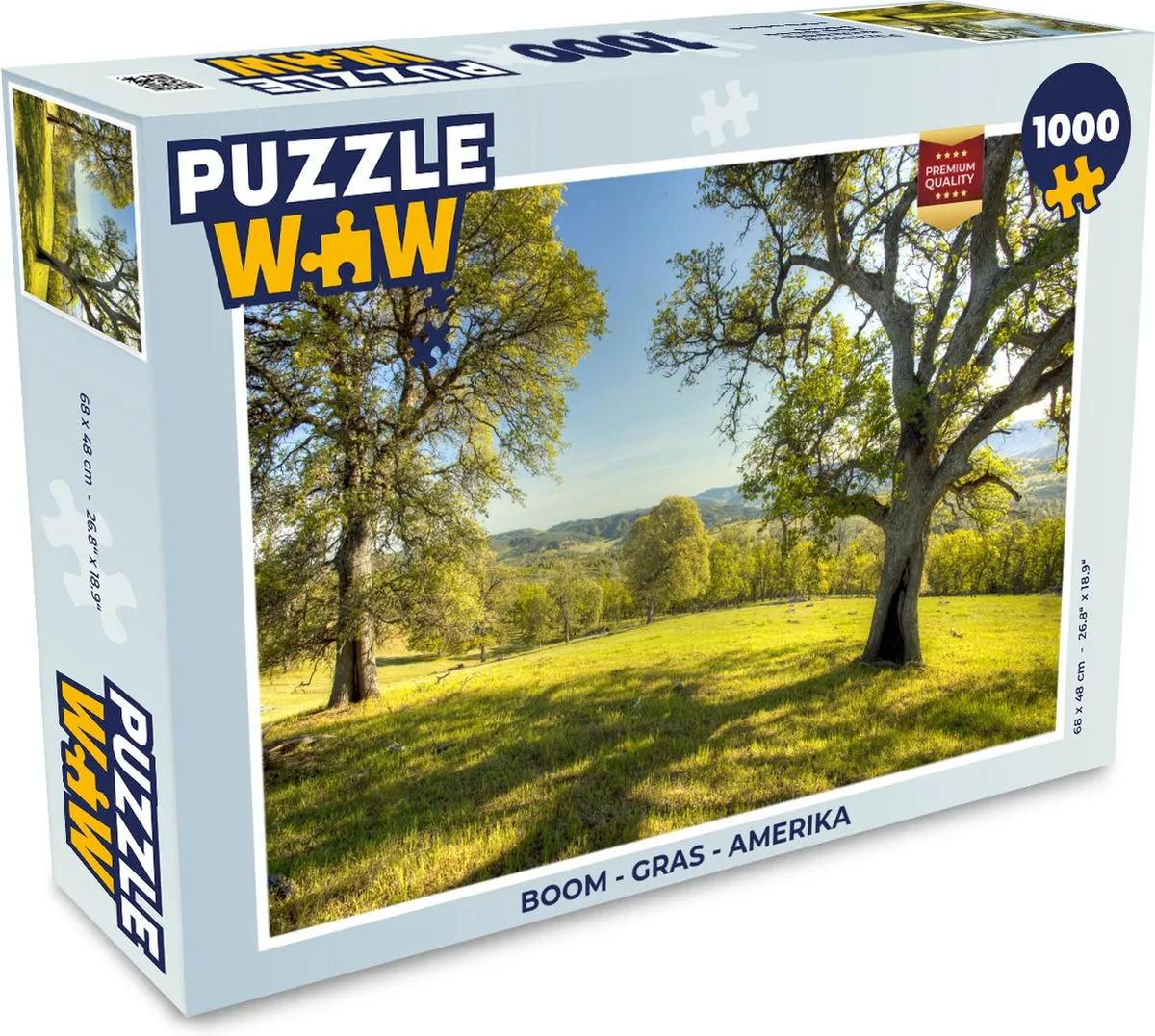 PuzzleWow Boom Amerika Legpuzzel 1000 Stuks