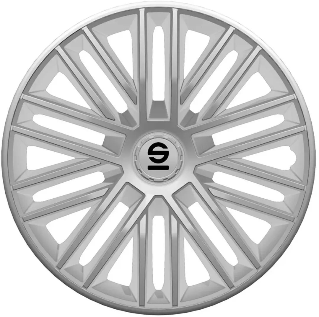 Sparco Wieldoppen Bergamo 14 inch Zilver