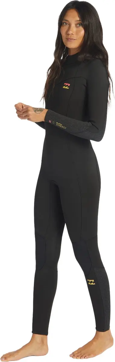 Billabong Synergy 5/4mm Rug Ritssluiting Wetsuit - Zwart - afbeelding 4 van 6