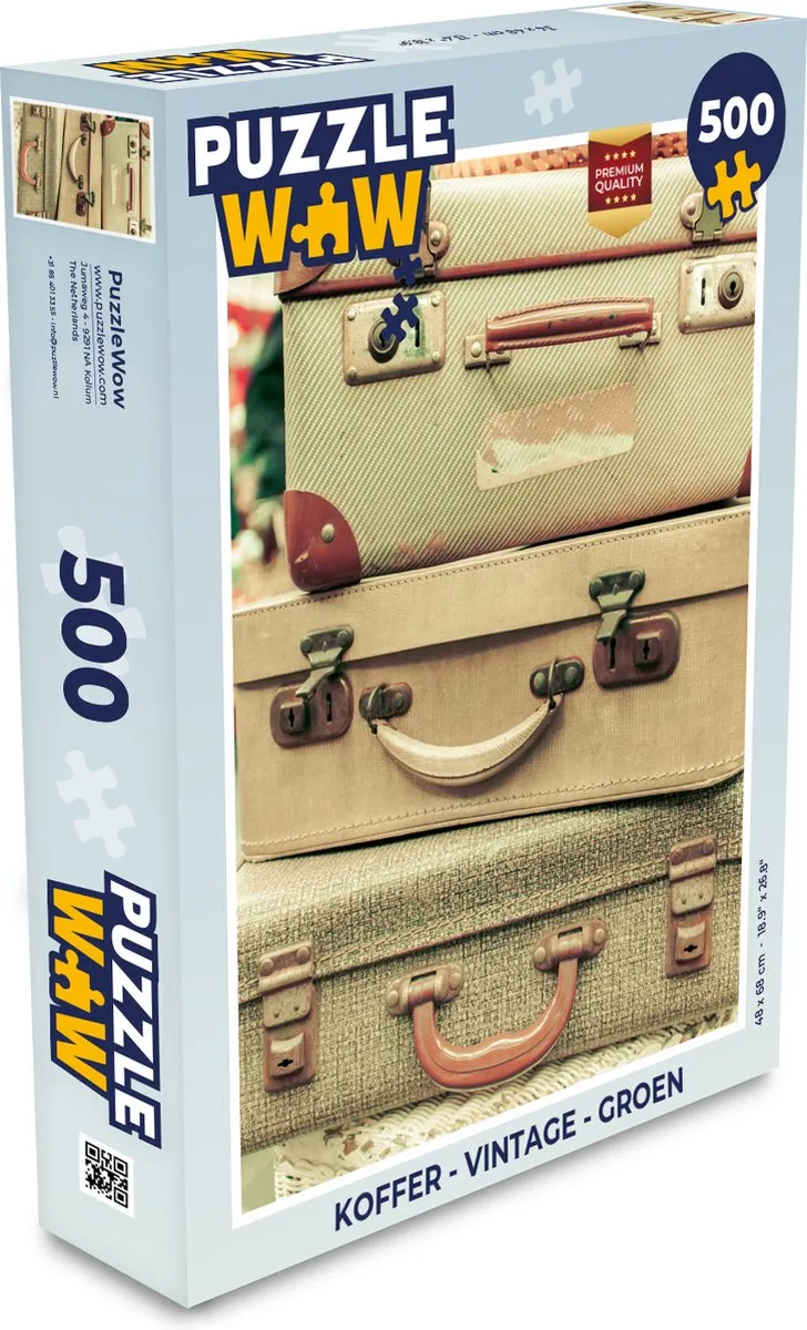 PuzzleWow Vintage Legpuzzel 500 Stuks
