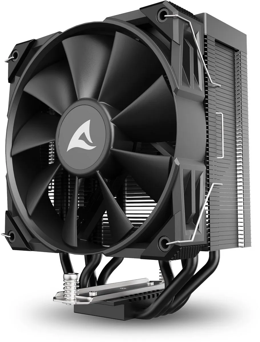 Sharkoon A40 Black CPU-koeler 12cm - 1800rpm - 4 Heatpipes