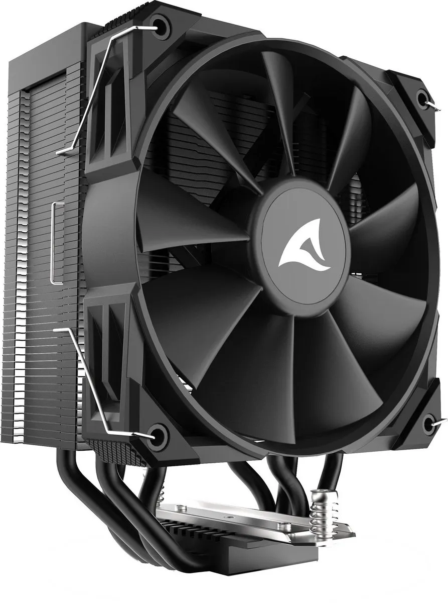 Sharkoon A40 Black CPU-koeler 12cm