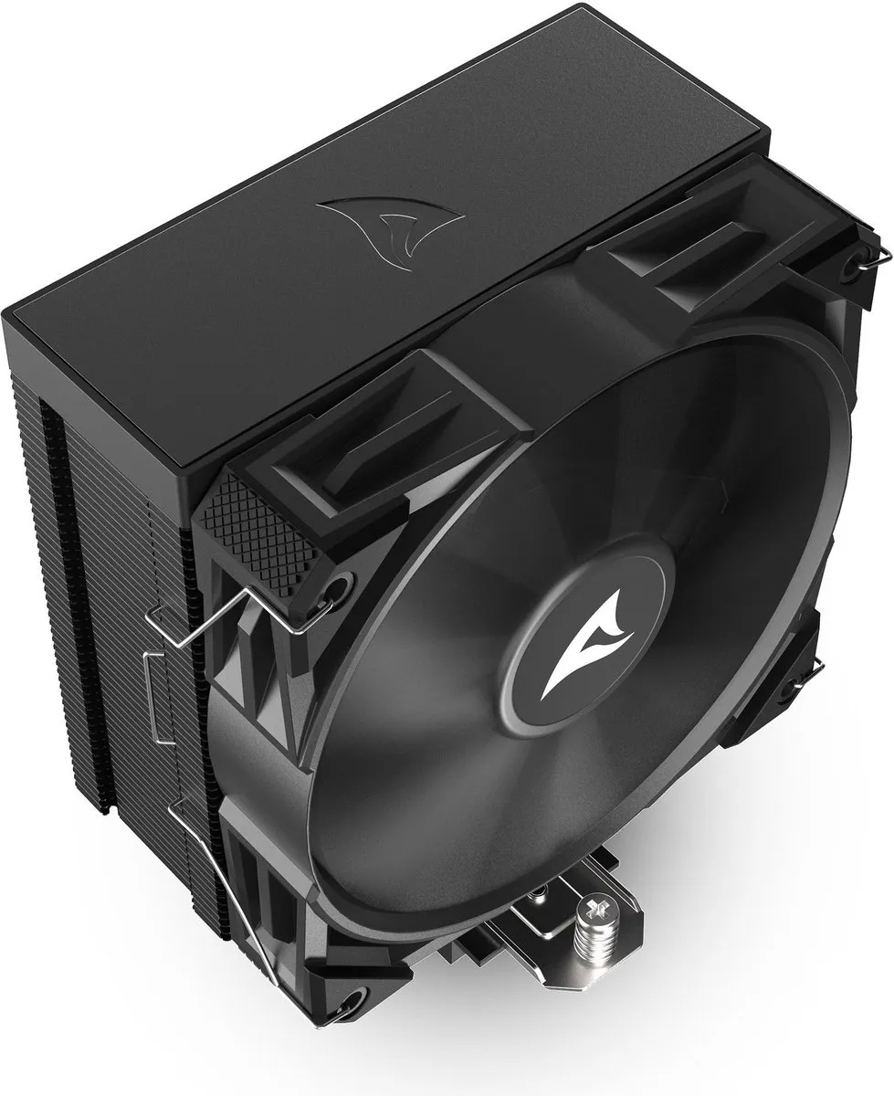 Sharkoon A40 Black CPU-koeler 12cm - 1800rpm - 4 Heatpipes