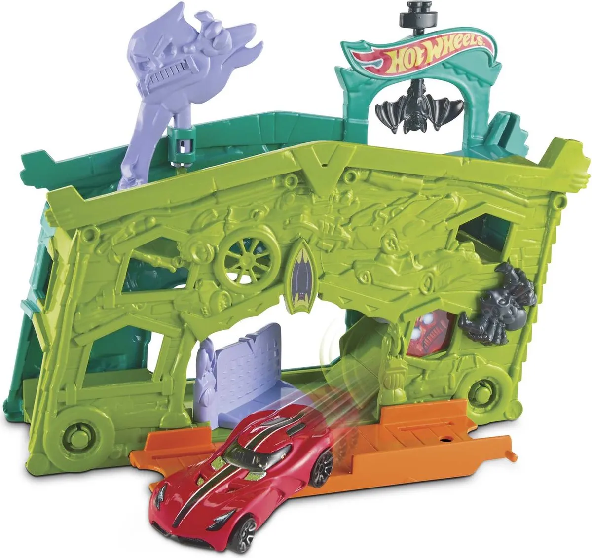 Hot Wheels Ghost Garage Racebaan FJN38 - Meerkleurig - afbeelding 6 van 6