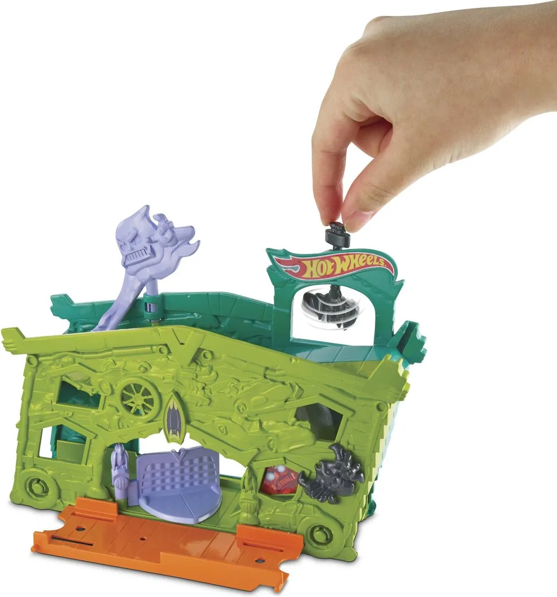 Hot Wheels Ghost Garage Racebaan FJN38 - Meerkleurig