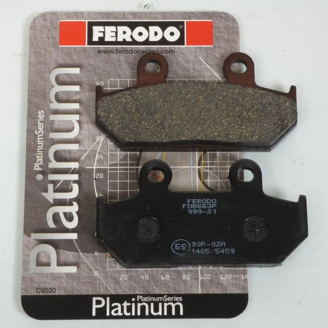 Plaquette de frein Ferodo pour Moto Yamaha 660 XT 1991 à 1996 3YF/4BW / AV / FD