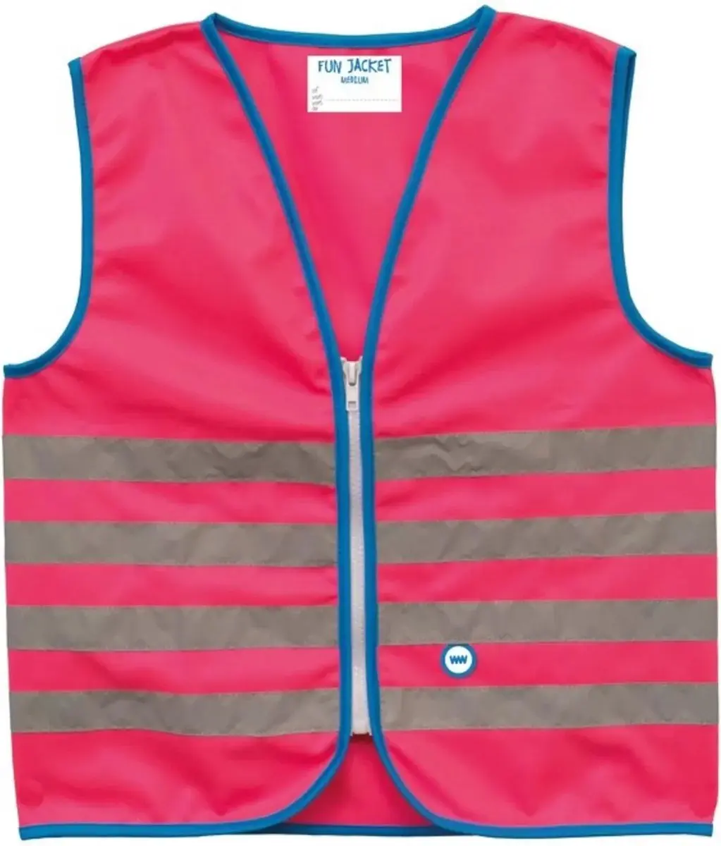 Wowow Fun Veiligheidshesje kind S - roze - afbeelding 3 van 4