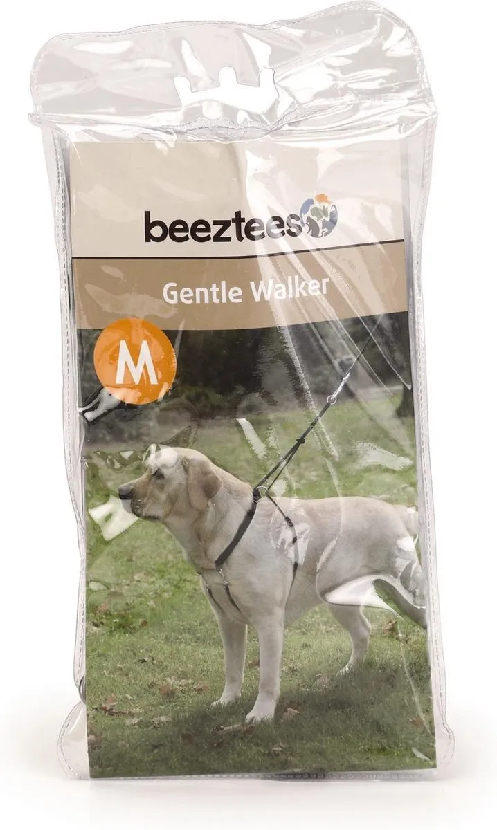 Beeztees Gentle Walker Hondentuig M - Zwart