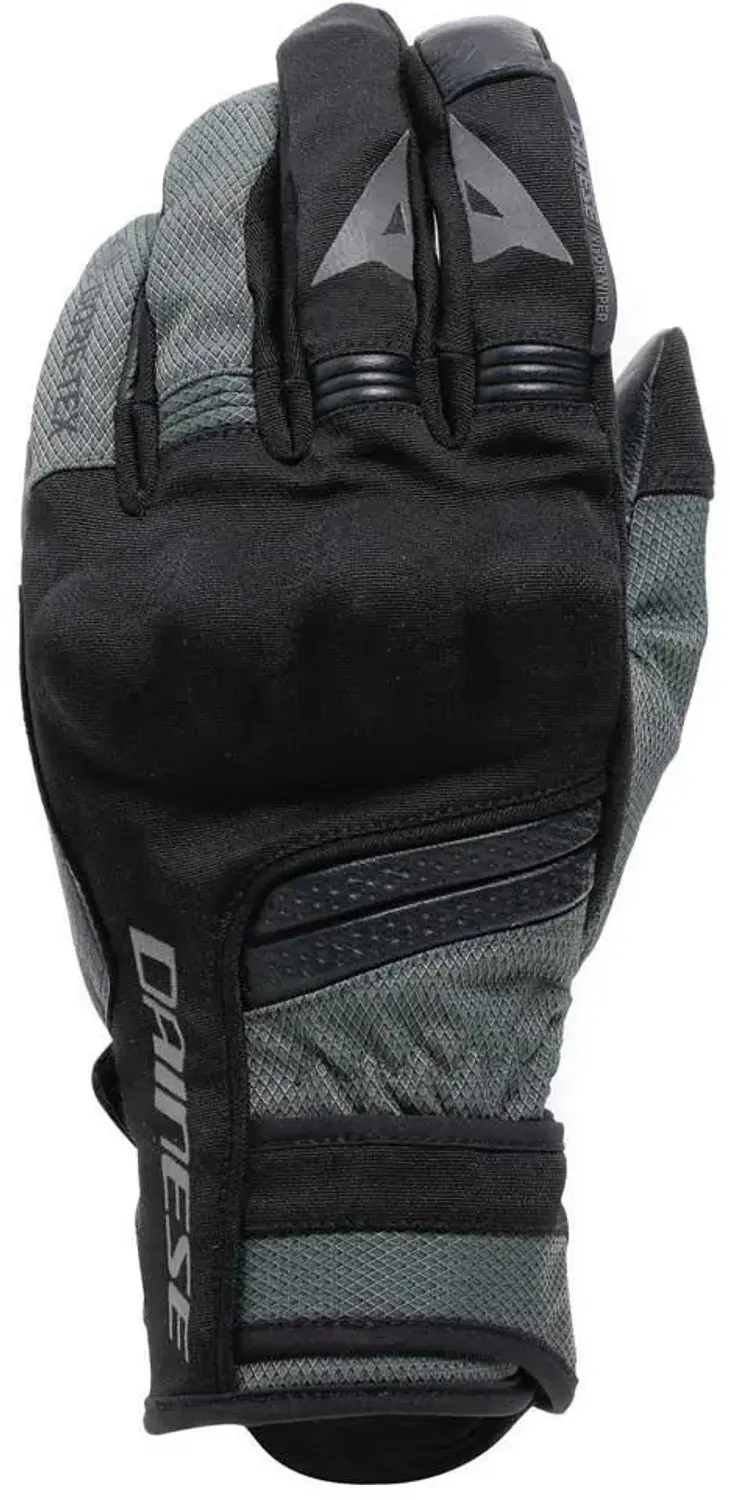 Dainese Teyde Gore-Tex Waterdichte Zwart Leger Groen Handschoenen