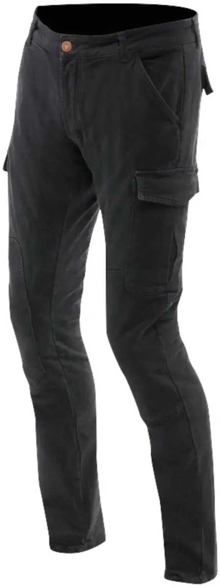 Dainese Cargo Slim Tapered Zwart Textiele Motorbroek