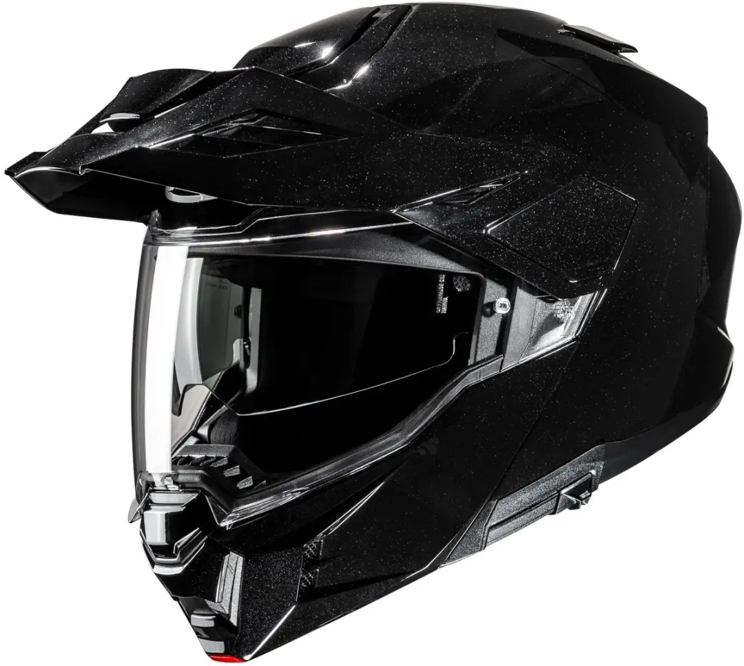 HJC i80 Solid Metal Zwart Adventure Motorhelm