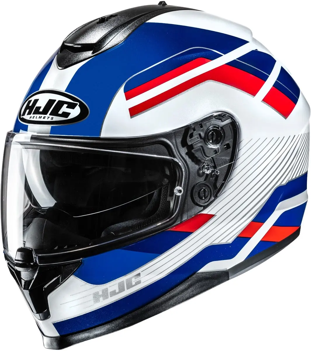 HJC C70N Belis Wit Rood Blauw Integraalhelm