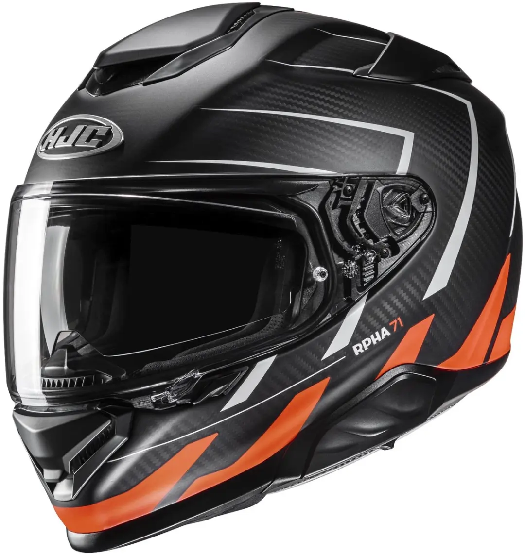 HJC RPHA 71 Carbon Cano Zwart Oranje Integraalhelm